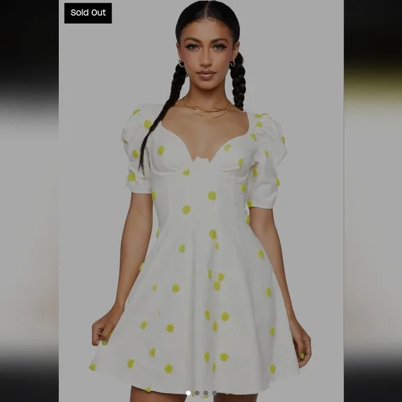 For Love & Lemons Claude Mini Dress - Picture 2 of 16